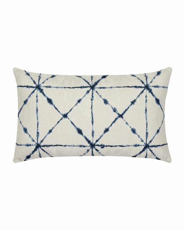 Trilogy Lumbar Sunbrella Pillow, Indigo